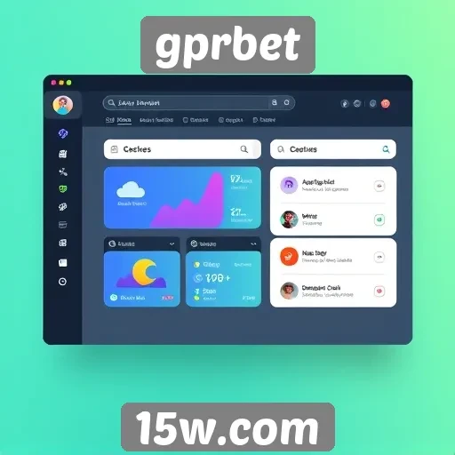 Exploração da interface de usuário do site gprbet