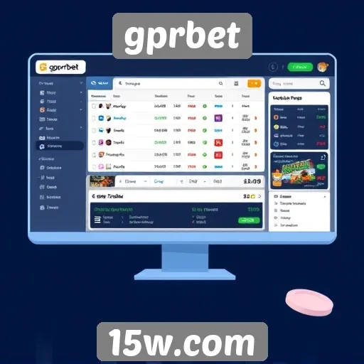 Análise da interface do usuário do site gprbet