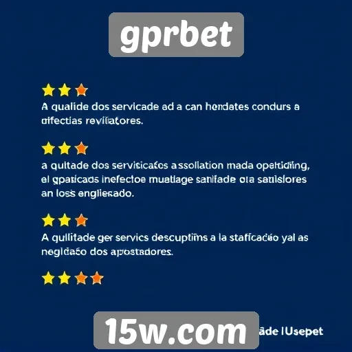 avaliações de usuários sobre gprbet são positivas